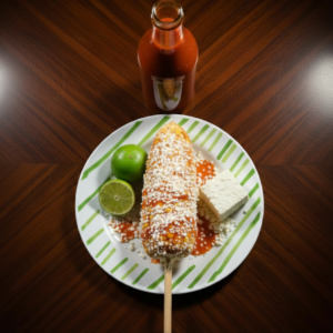 Elote tres quesos